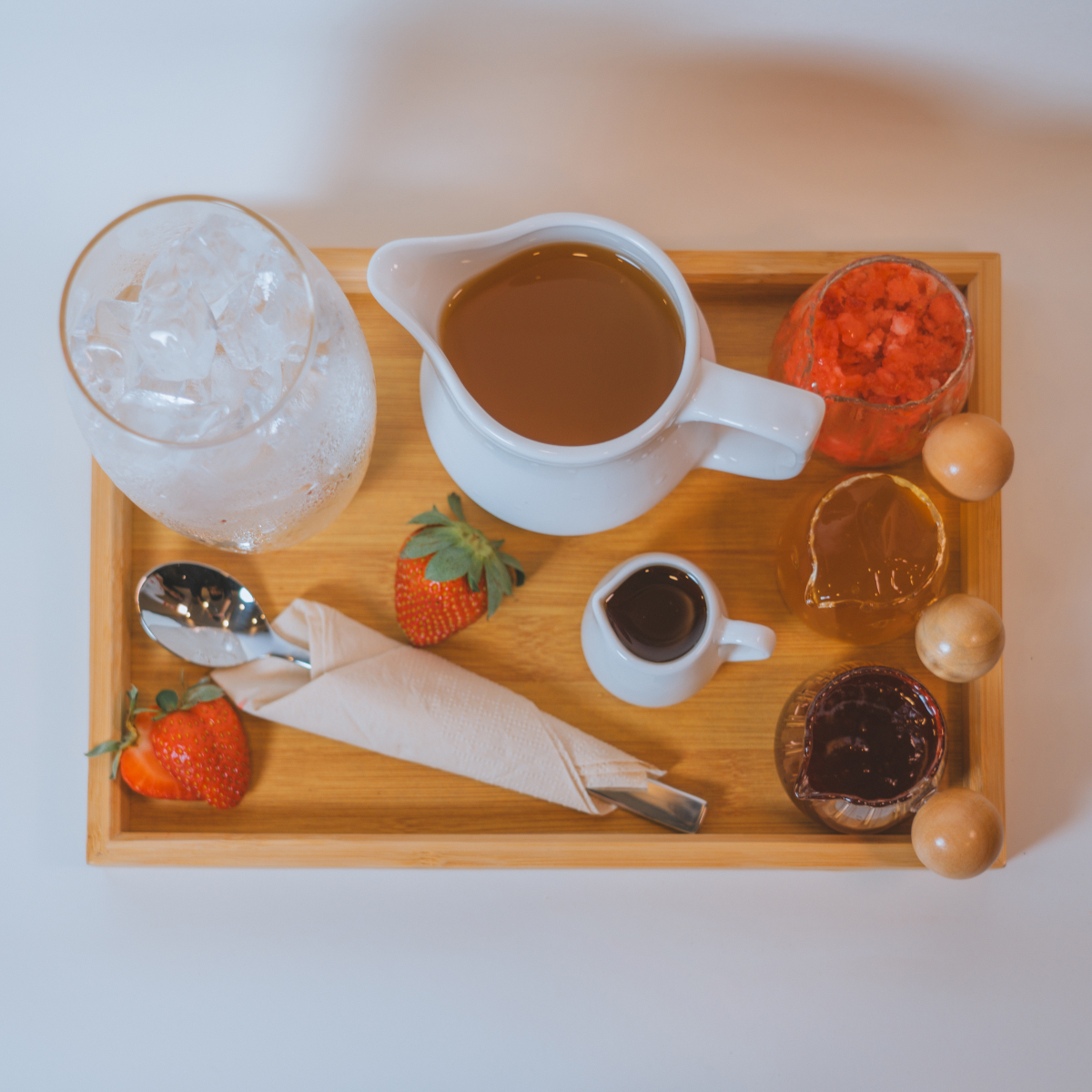 Create Your Own Drink: Strawberry Green Tea