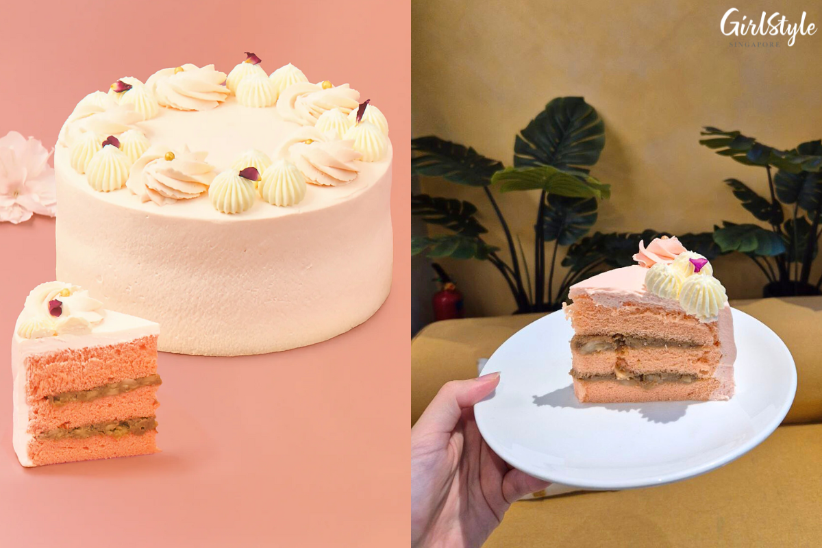 Pink Velvet Coconut Cake