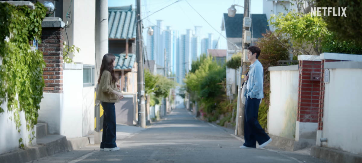 Choi Woo-shik and Park Bo-young in 'Melo Movie'