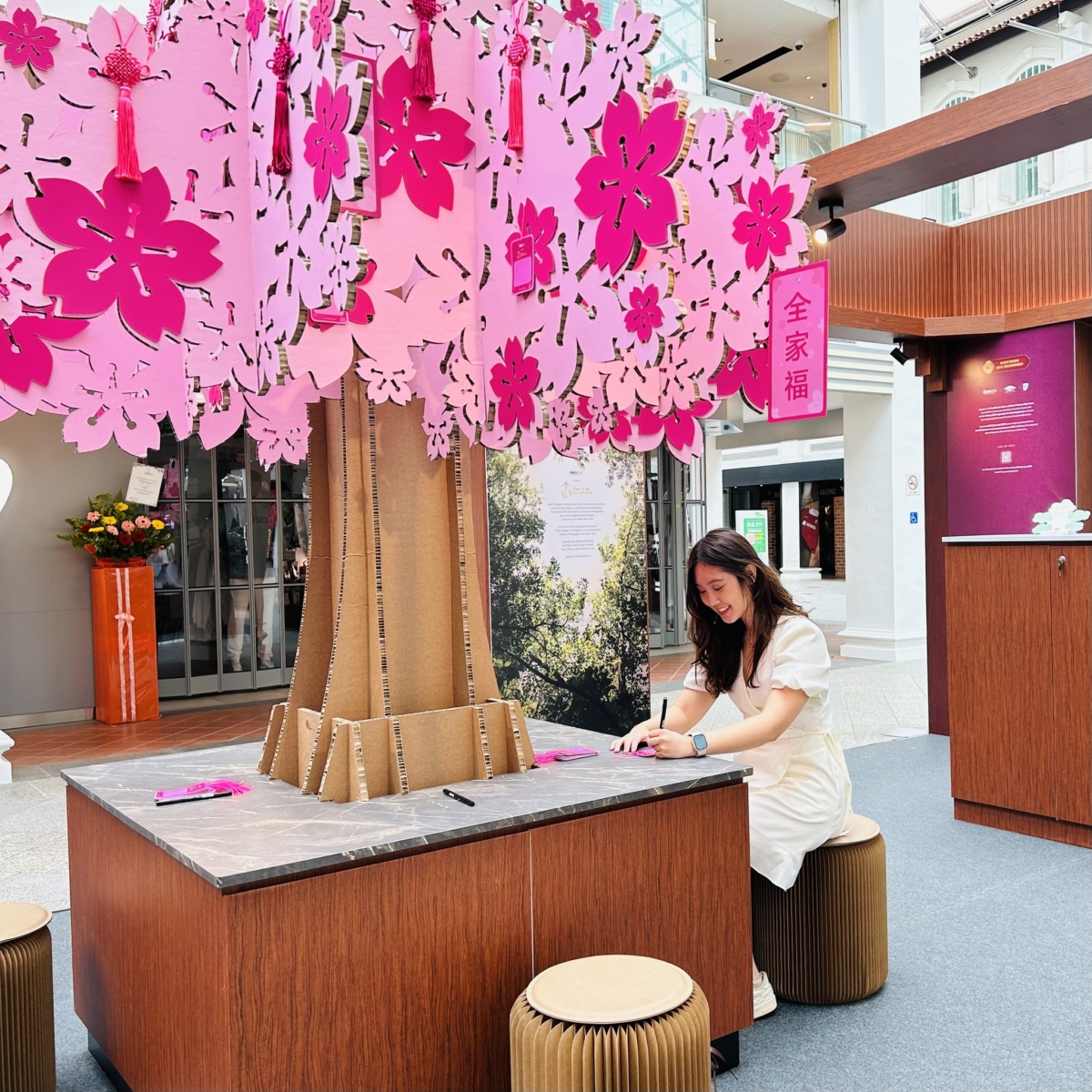 Geneco's #ForestOfProsperity pop-up at Bugis Junction