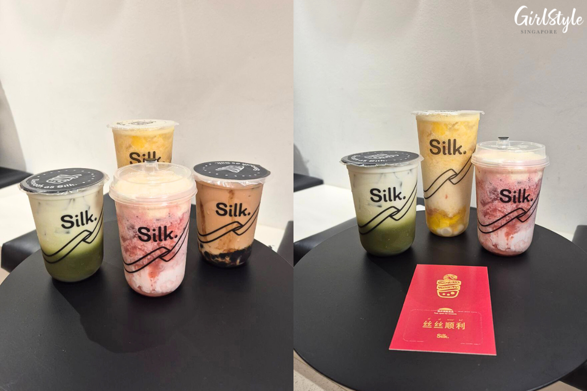 Mango Pomelo 2.0, Classic HK-Style Milk Tea, Green Matcha and Strawberry Cheese Cloud