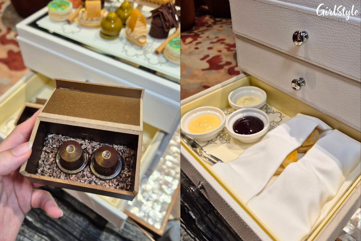 Chocolates and scones