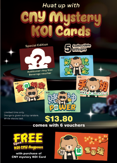 CNY Mystery KOI Card