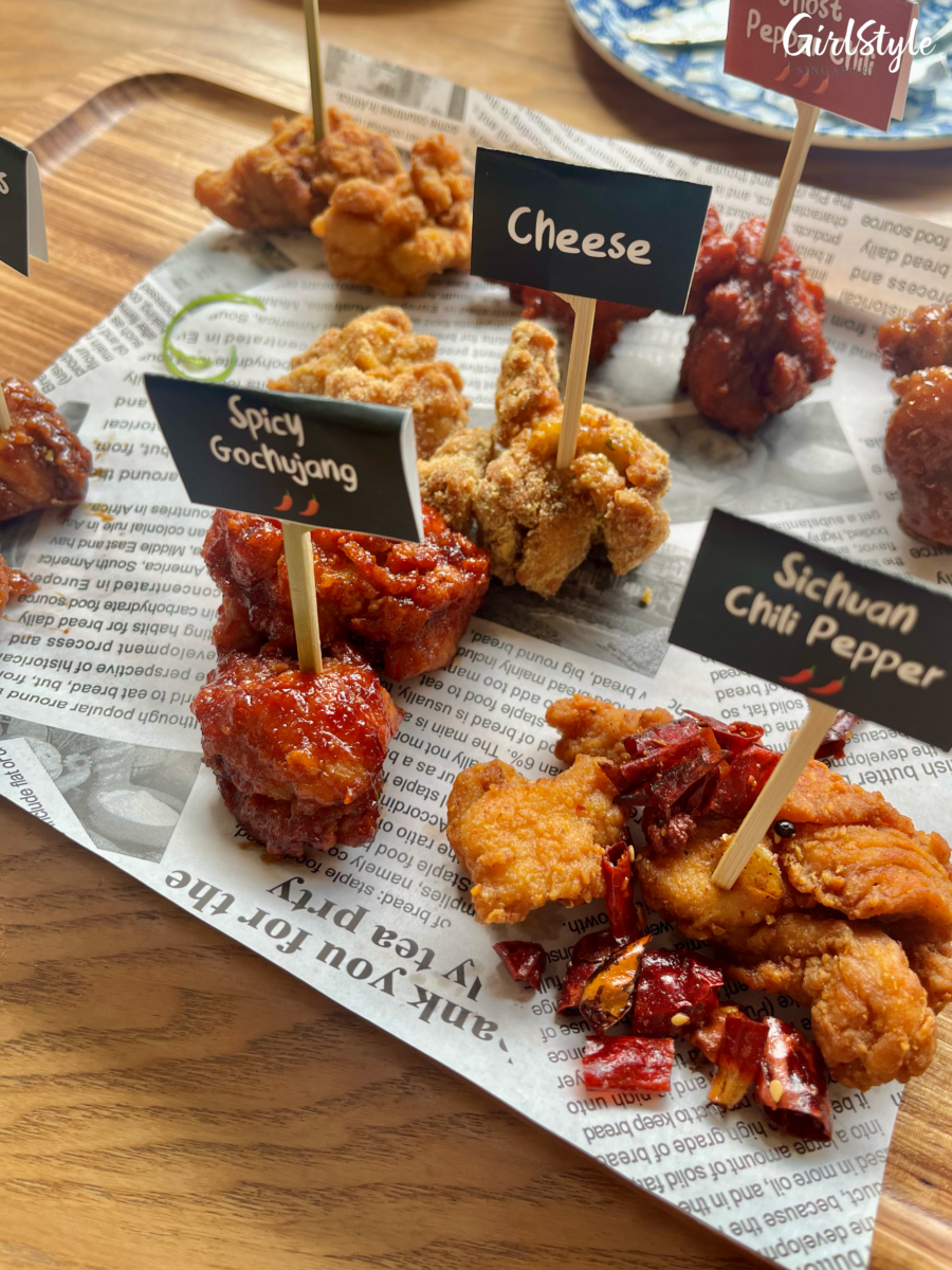 7 types of Korean Fried Boneless Chicken