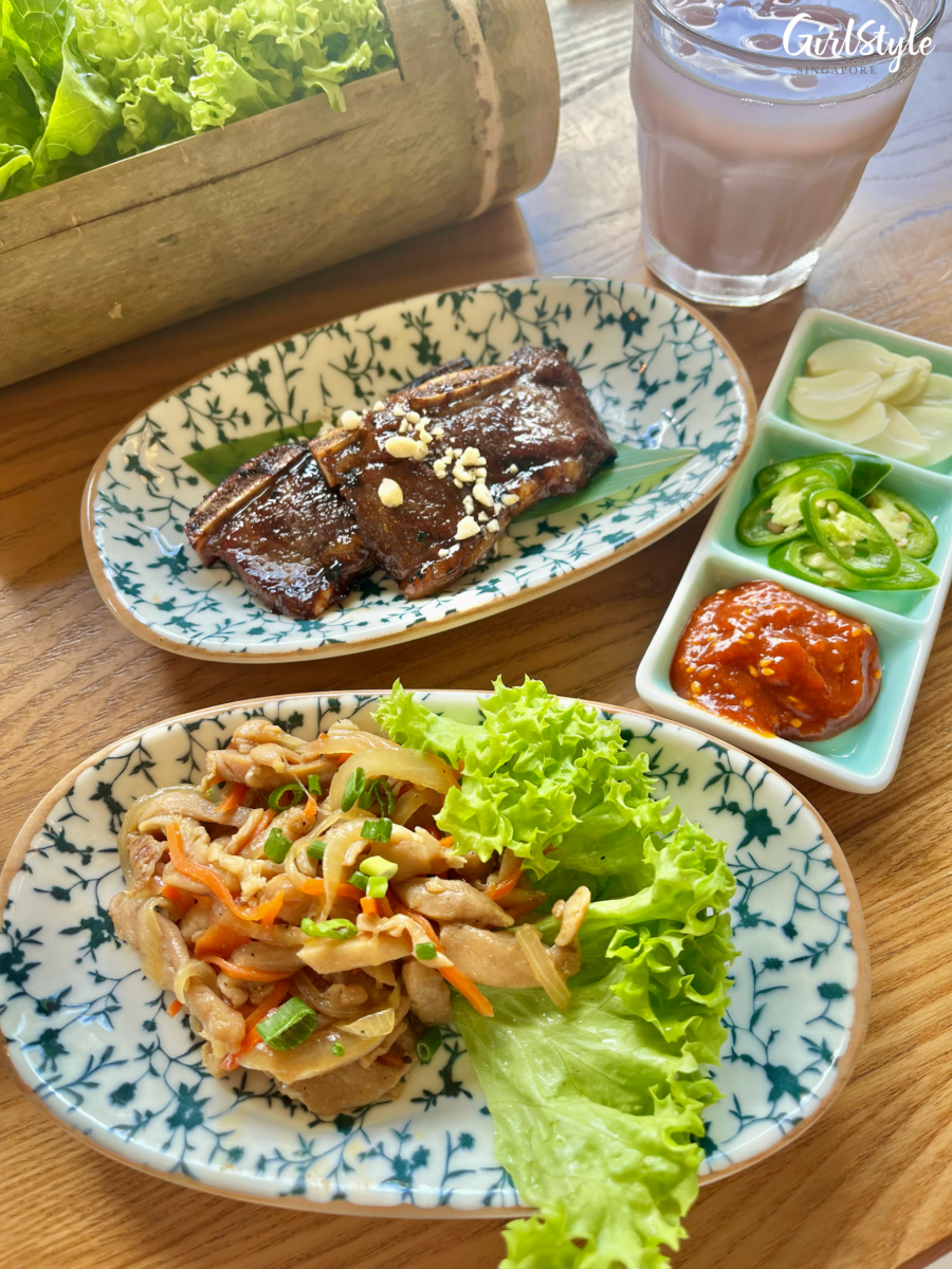 Chicken Bulgogi and Galbi