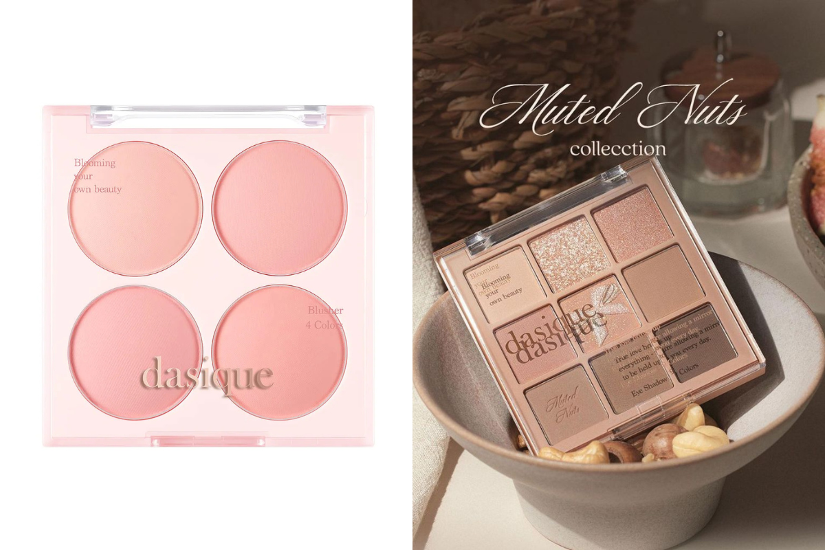 Dasique Blending Mood Cheek & Muted Nuts palettes