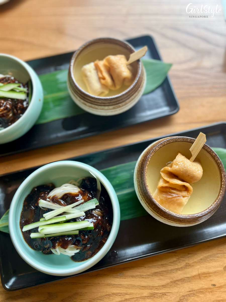 Jjajangmyeon and Eomuk Guksu