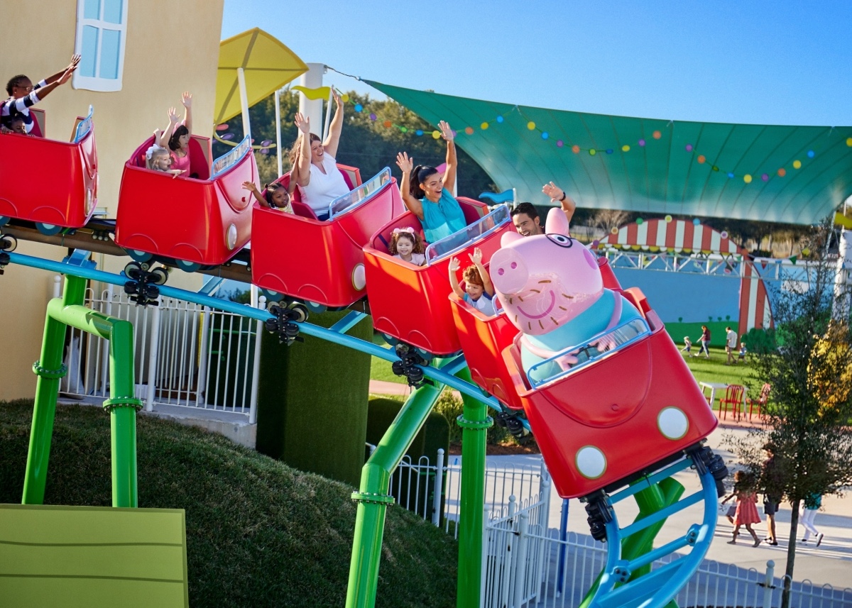 Daddy Pig’s Roller Coaster at Peppa Pig Park in Günzburg, Germany