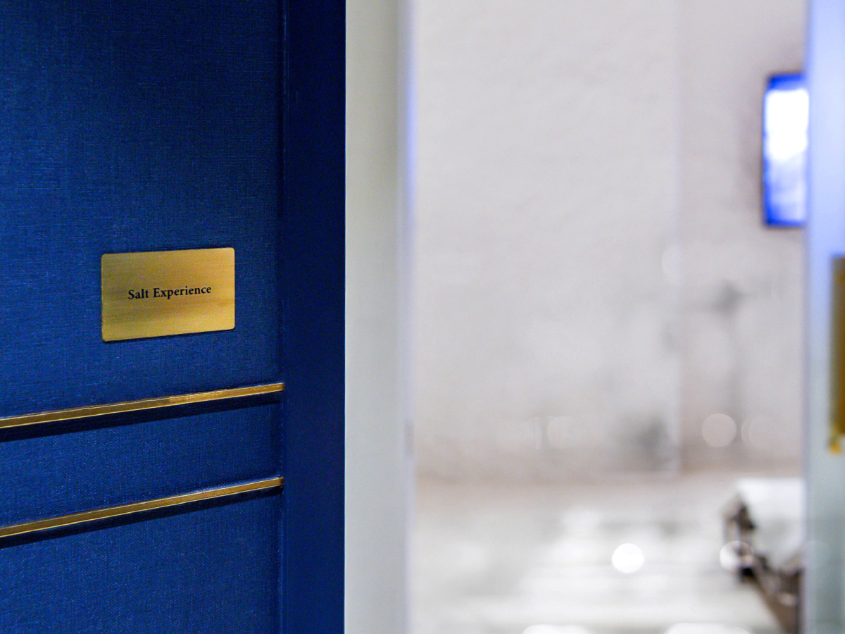 Salt Experience - The Salt Room Entrance