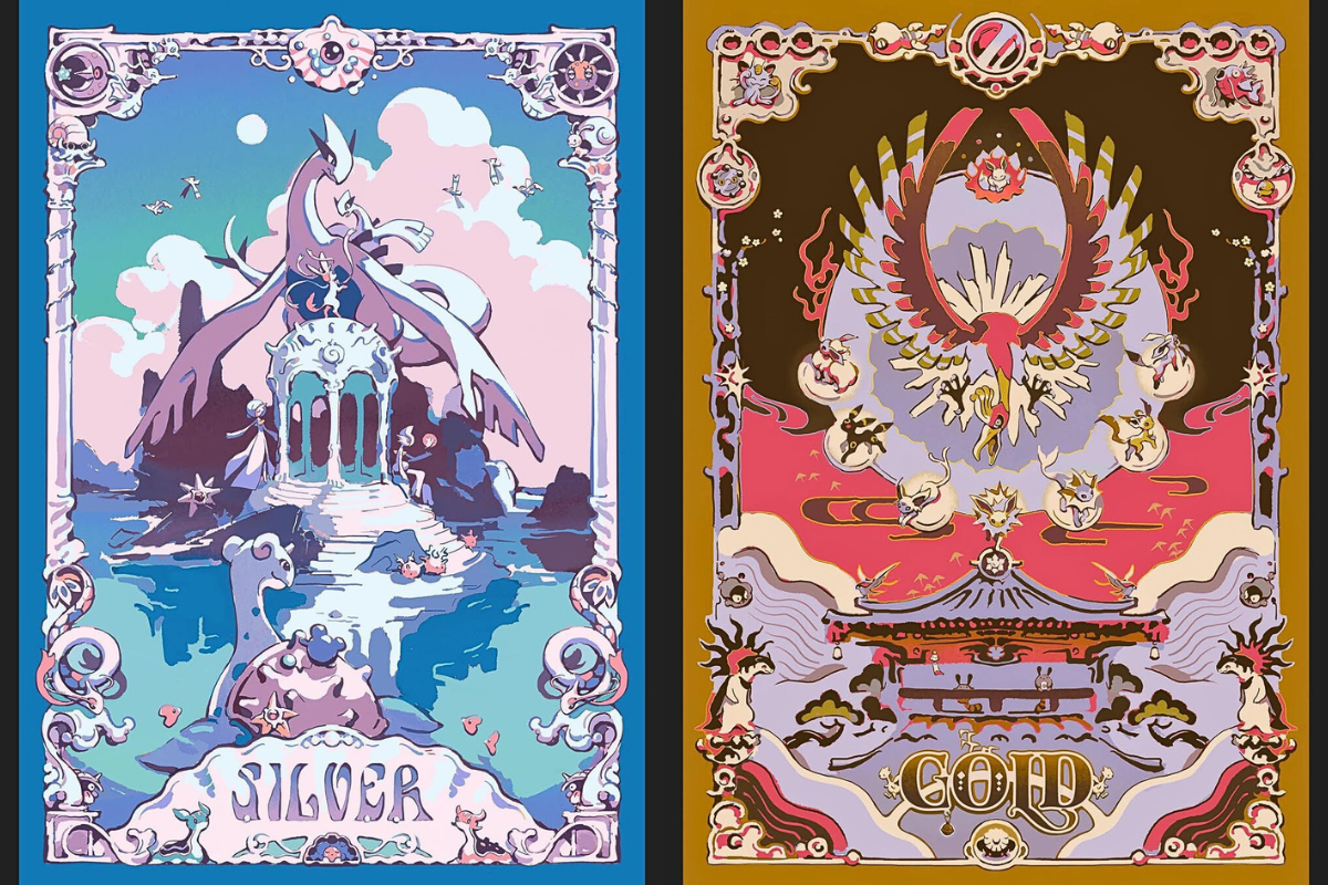 Pokémon-inspired card designs