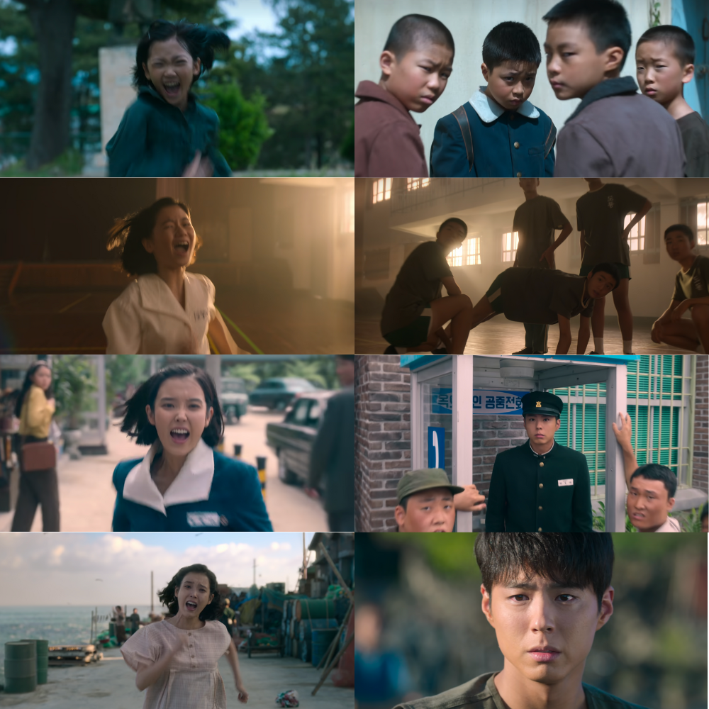 Ae-sun defending Gwan-sik from bullies in every lifetime