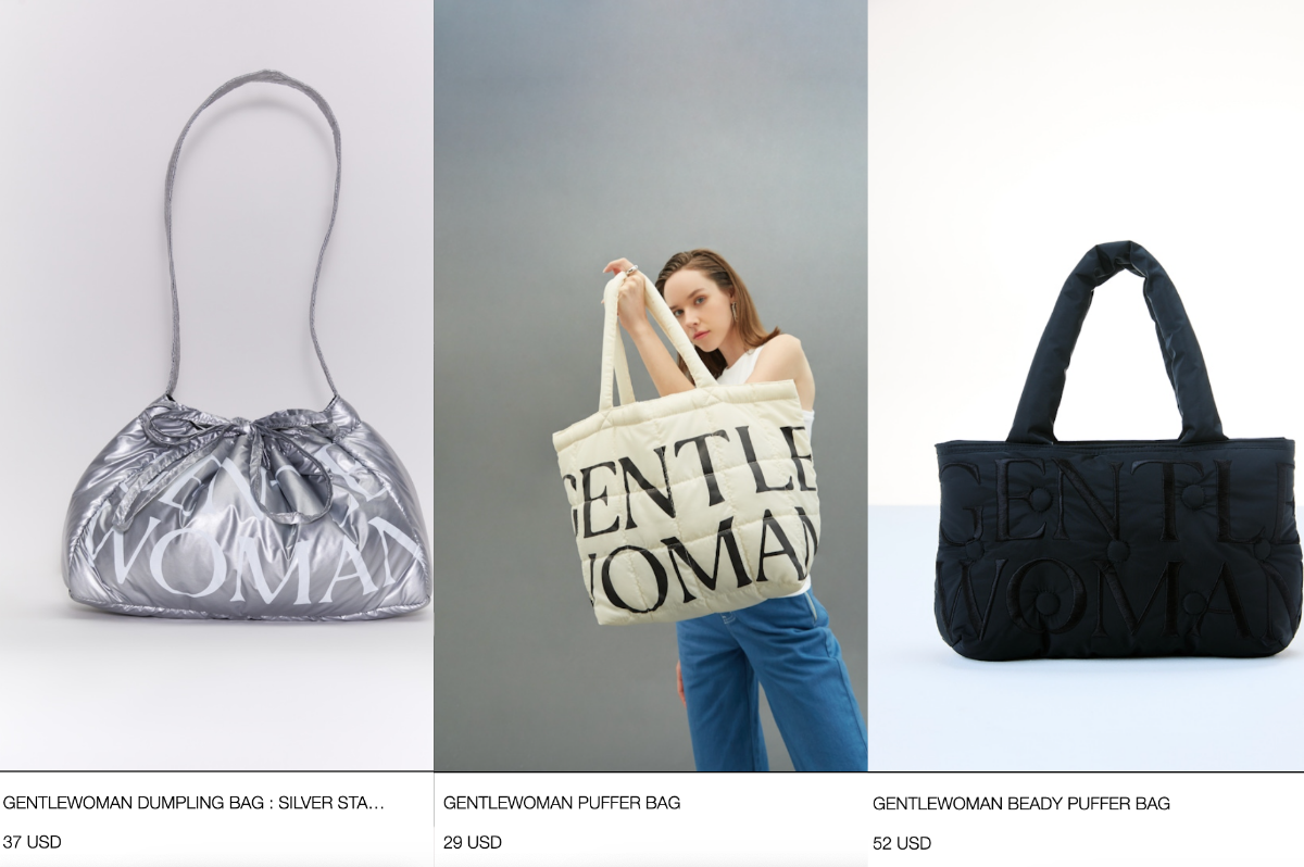 Puffer bags and dumpling bags