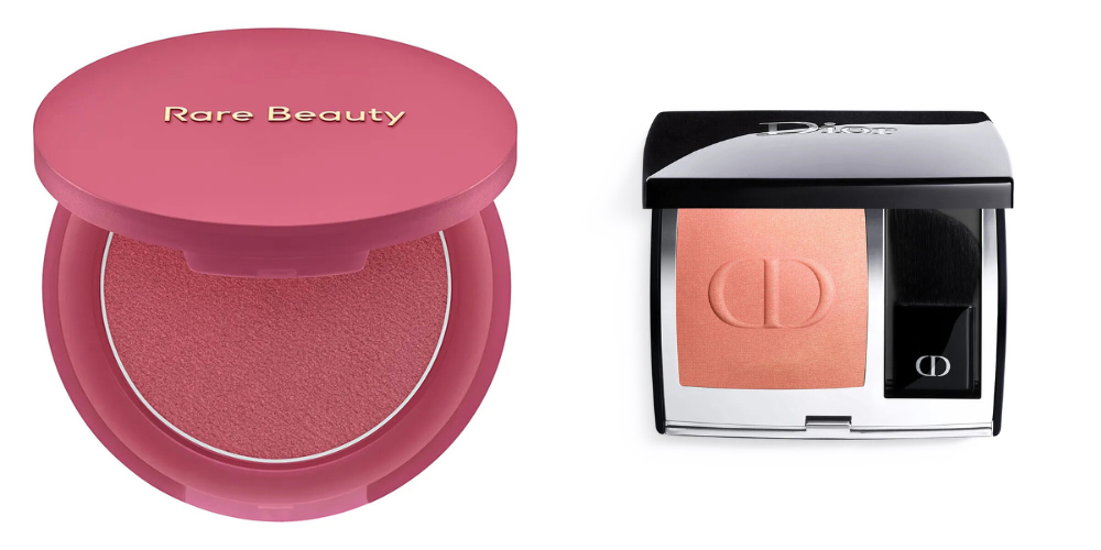 Rare Beauty Soft Pinch Matte Bouncy Blush "Truth" & Dior Rouge Blush 314 Grand Bal