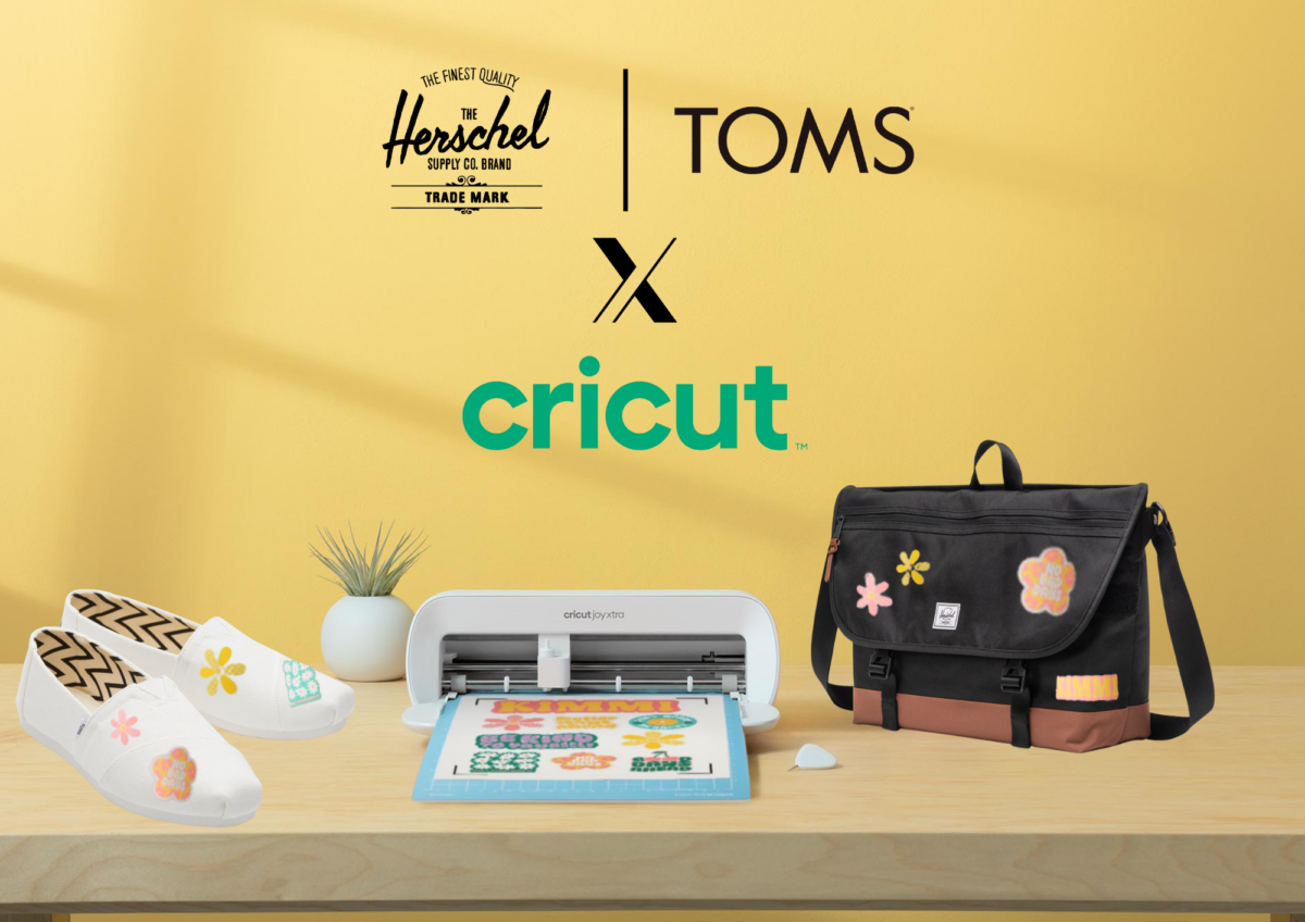 Personalised TOMS shoes and Hershel bags