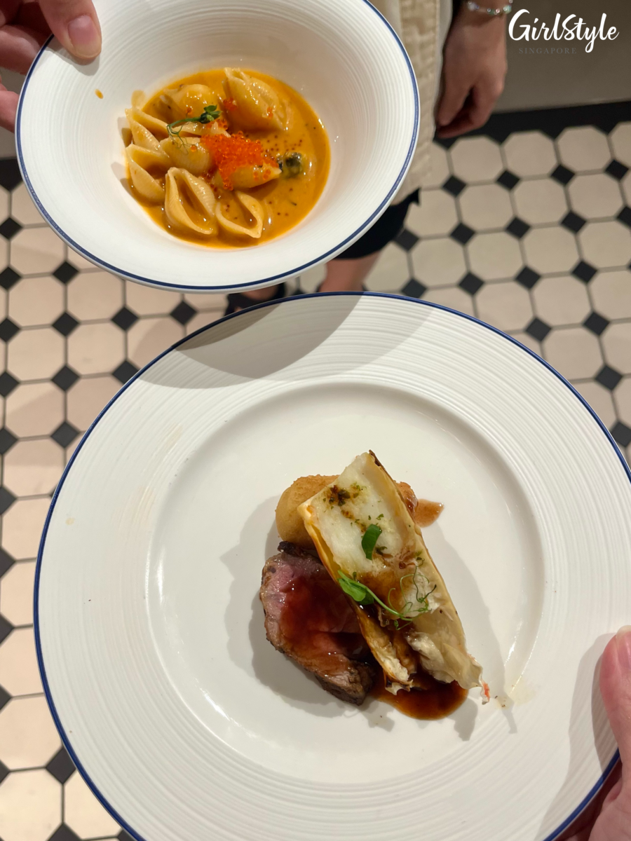 King Crab Pasta and Estate's Surf & Turf - Estate buffer dinner