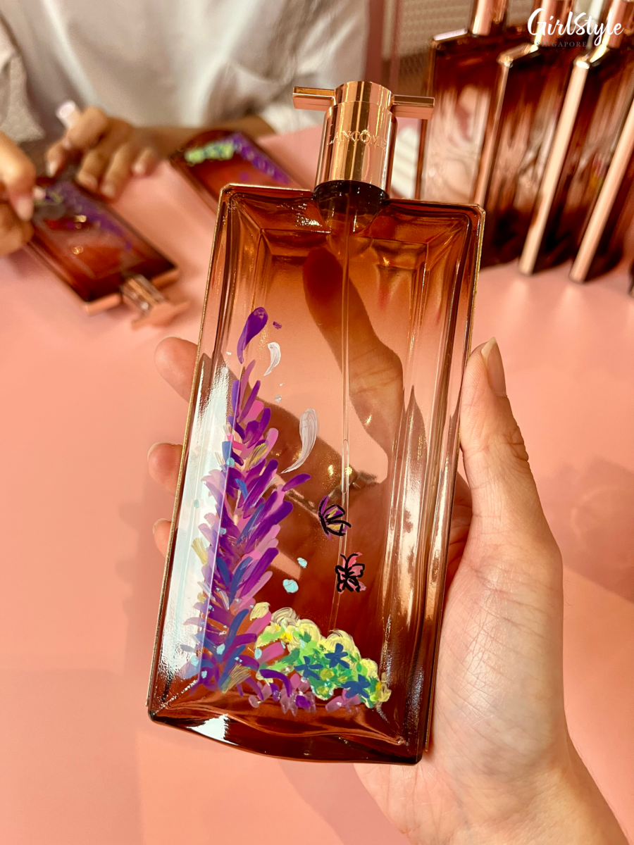 Lancôme Idôle Power Eau De Parfum Intense Bottle Painting