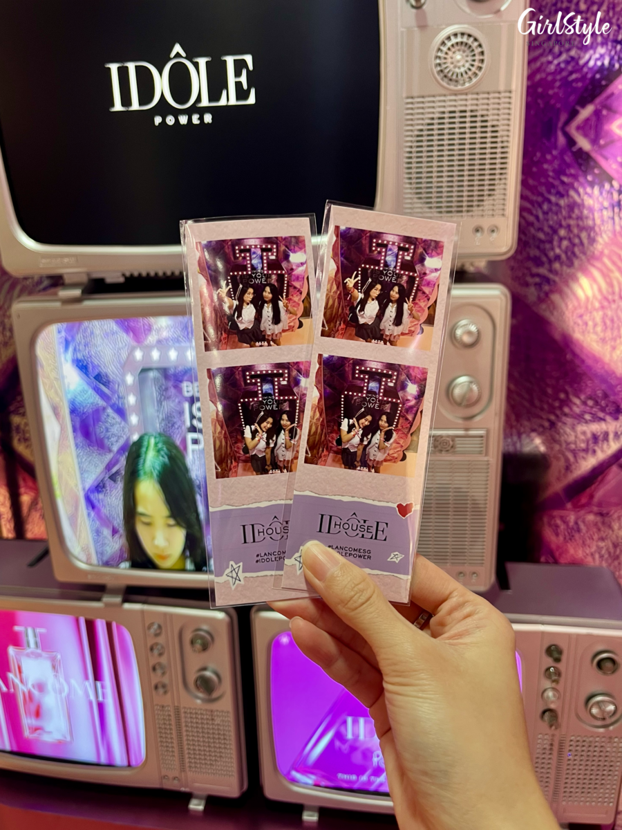 Lancôme Idole House photo booth