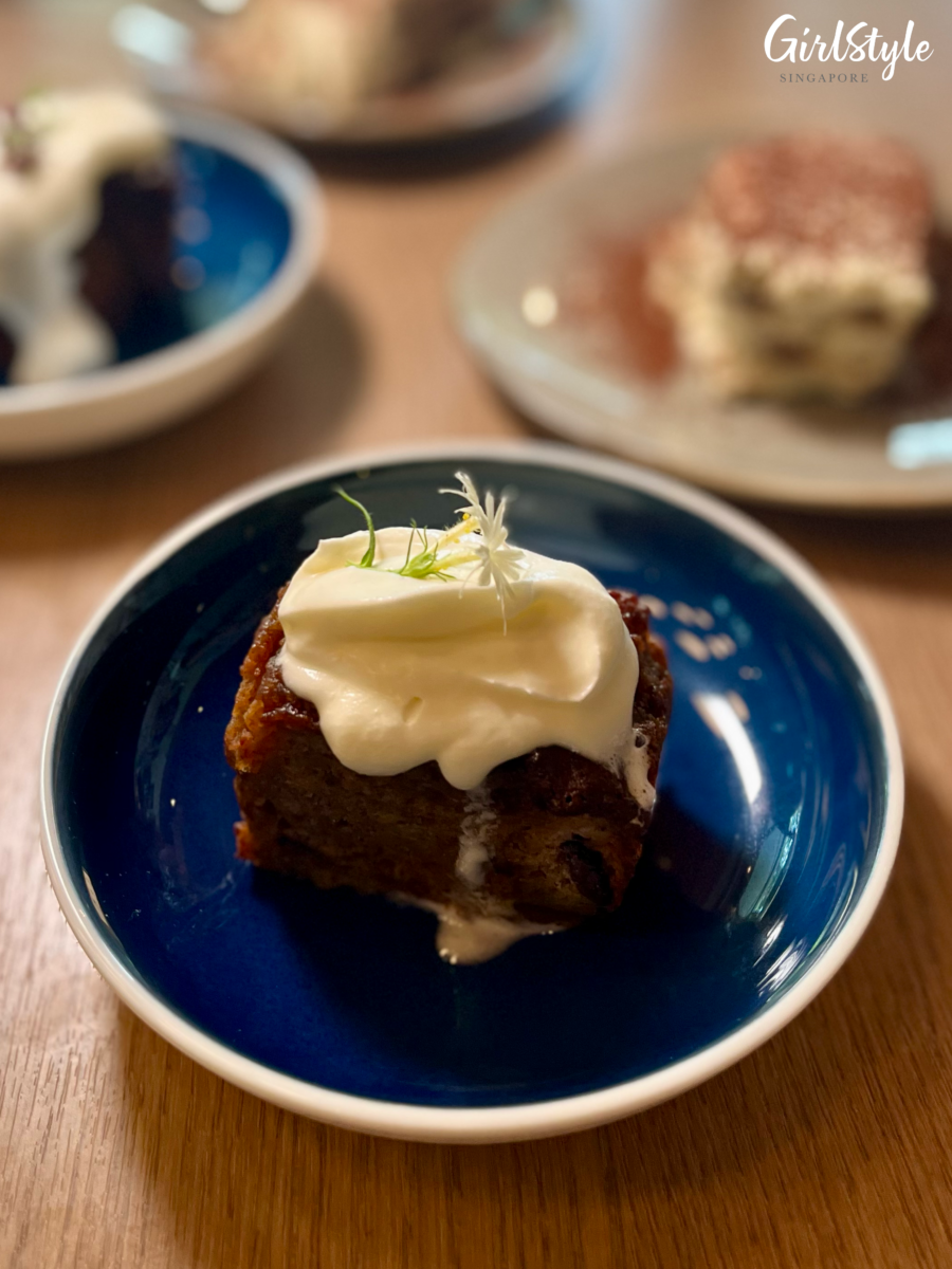 Walnut Dark Choc Banana Bread with Chantilly Cream