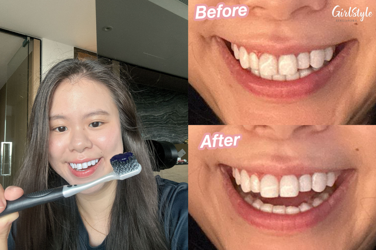 Elizabeth's testimonial on Colgate Optic White Purple Serum