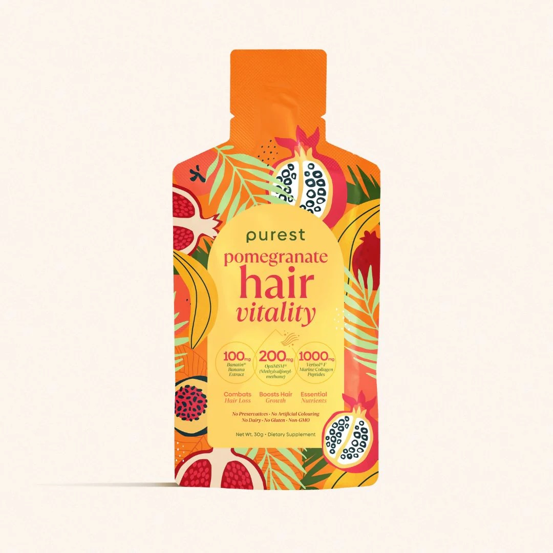The Purest Co. pomegranate hair vitality