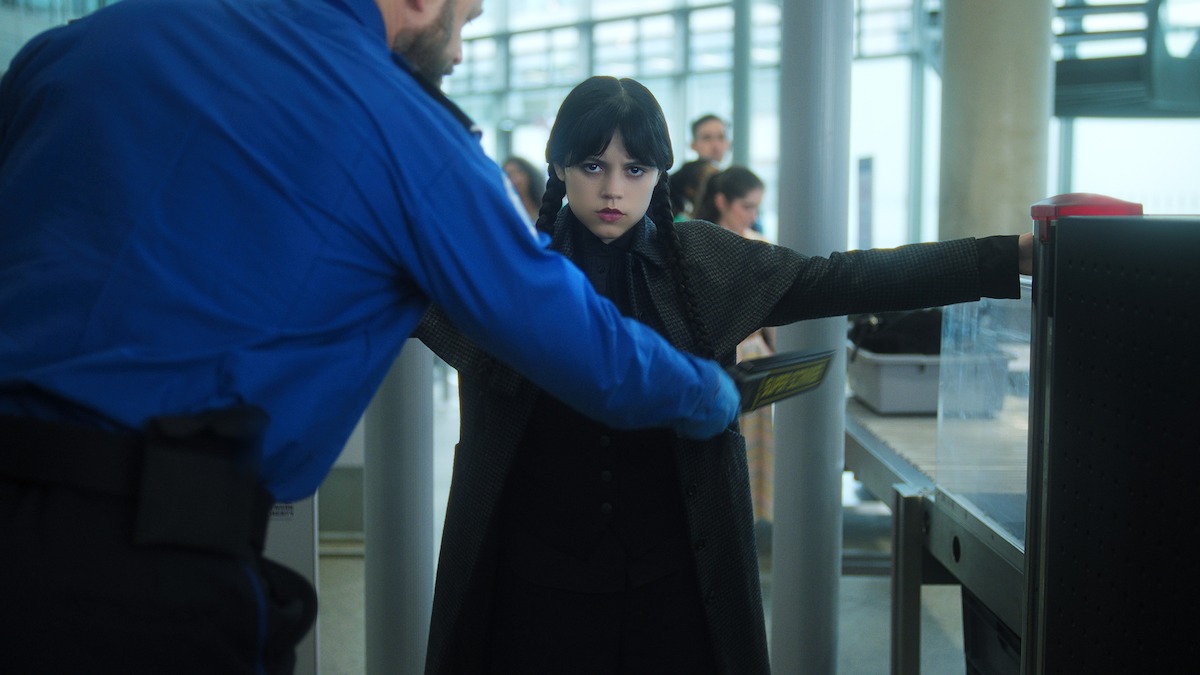 Jenna Ortega as Wednesday Addams in Wednesday