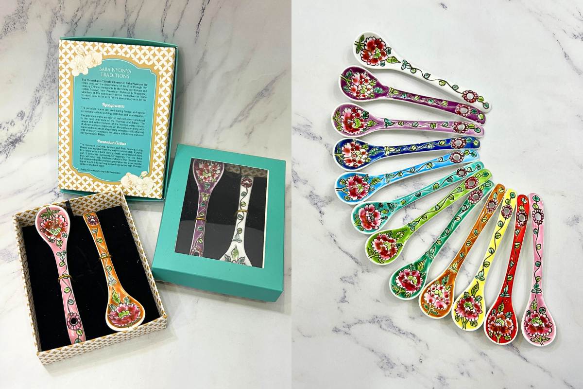Spend and Redeem: Peranakan Dessert Spoon (Set of 2)