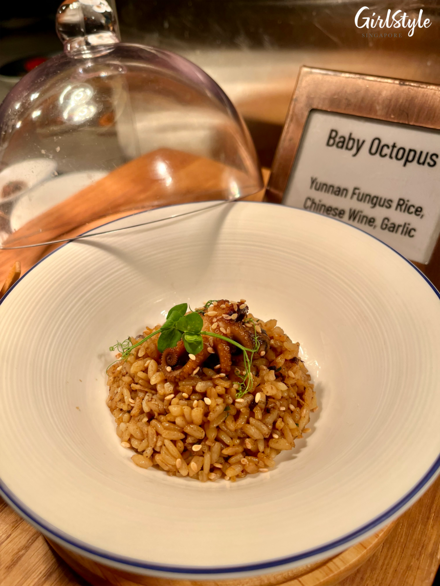 Baby Octopus with Yunnan Fungus Rice - Estate buffer dinner
