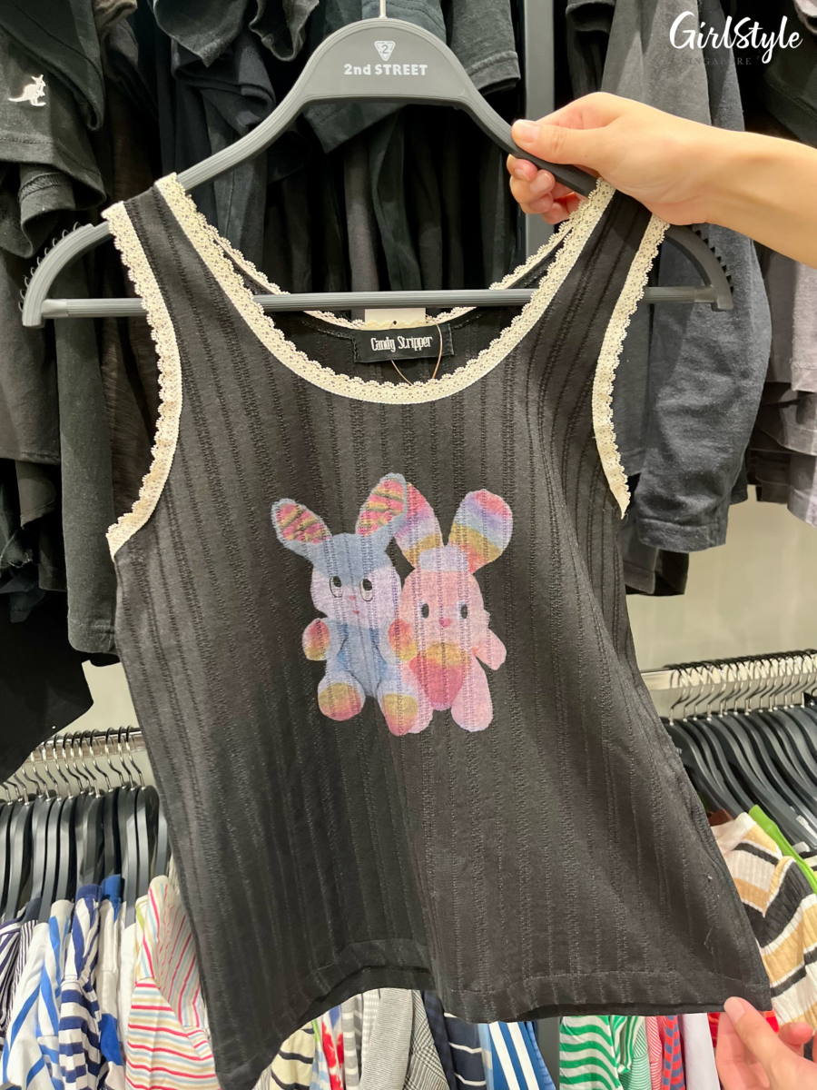 Candy Stripper Sleeveless top