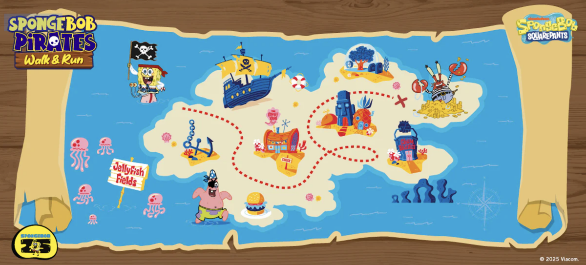 SpongeBob Pirate Walk & Run