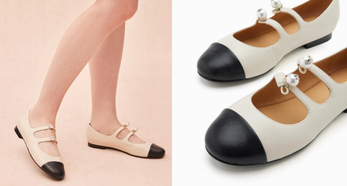 Maya Strappy Toe Cap Mary Janes - Beige, S$99