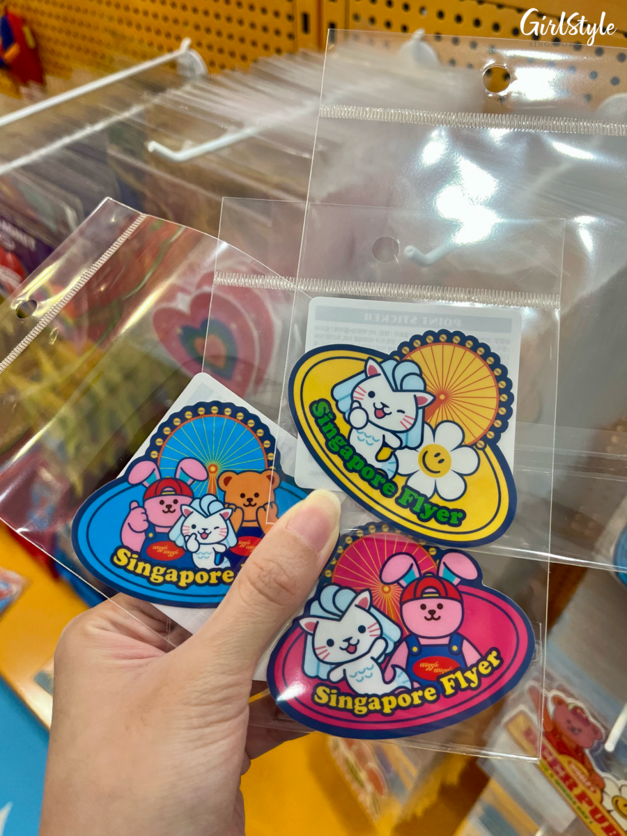 Wiggle Wiggle X Singapore Flyer-exclusive stickers