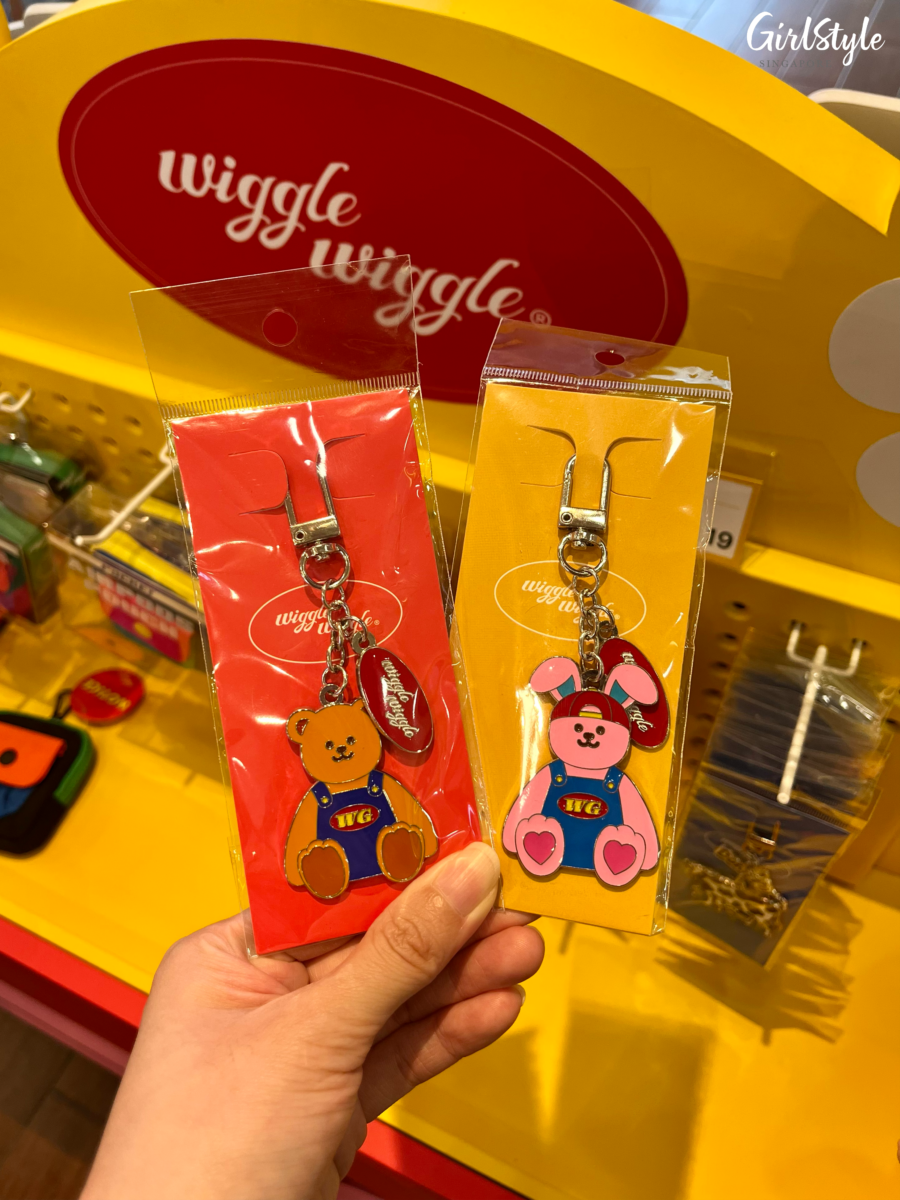 Wiggle Wiggle Metal Charm Keyring