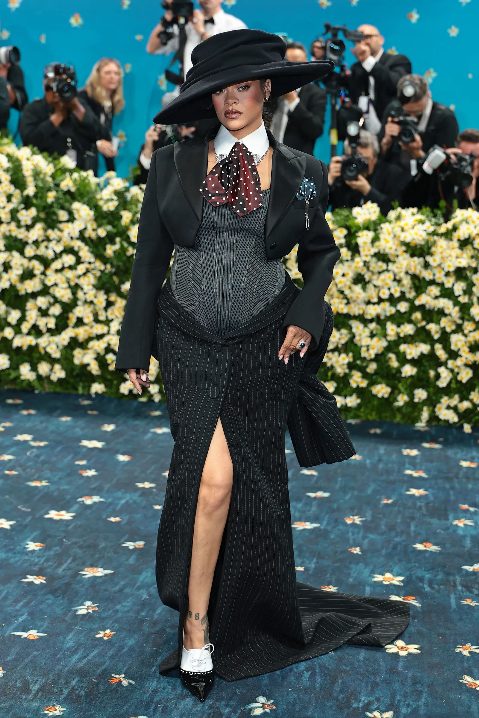 Rihanna in custom Marc Jacobs at the Met Gala 2025