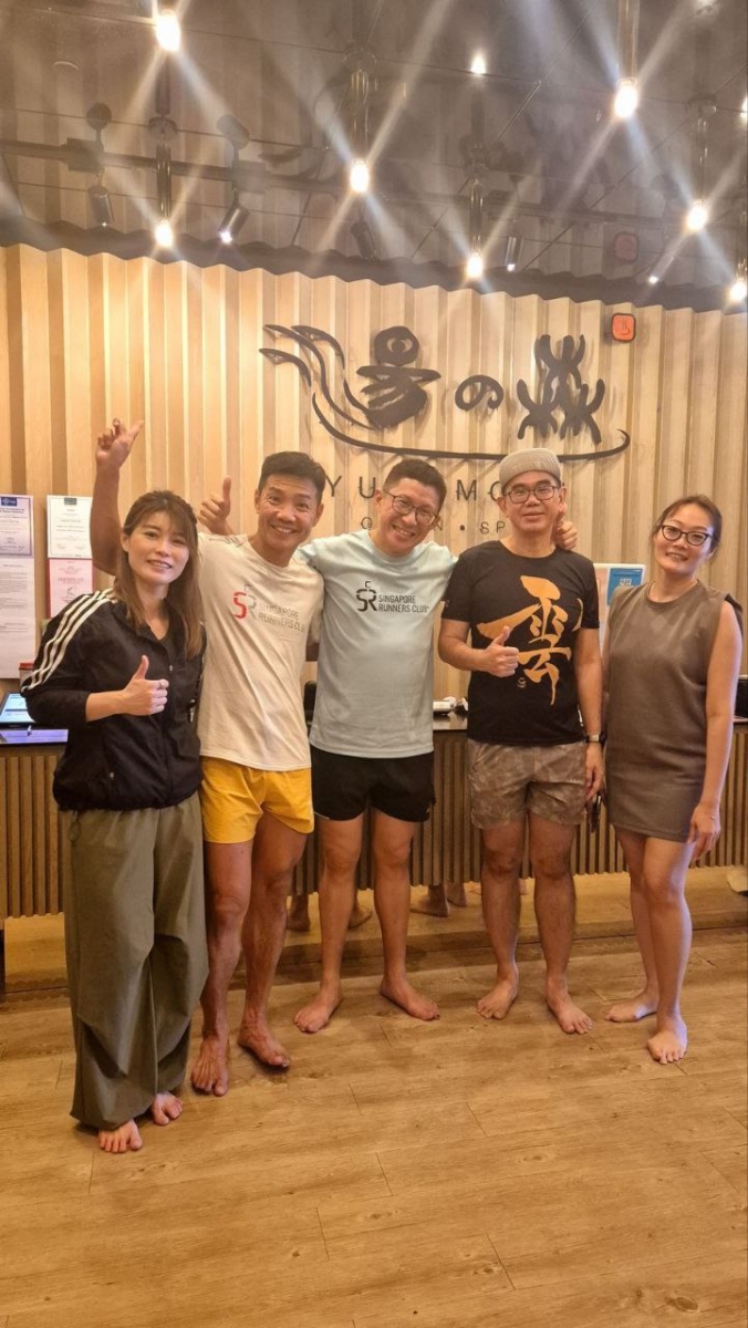SGRC Runners visiting Yunomori Onsen