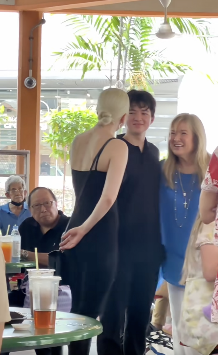 Lady Gaga greeting and talking to fans