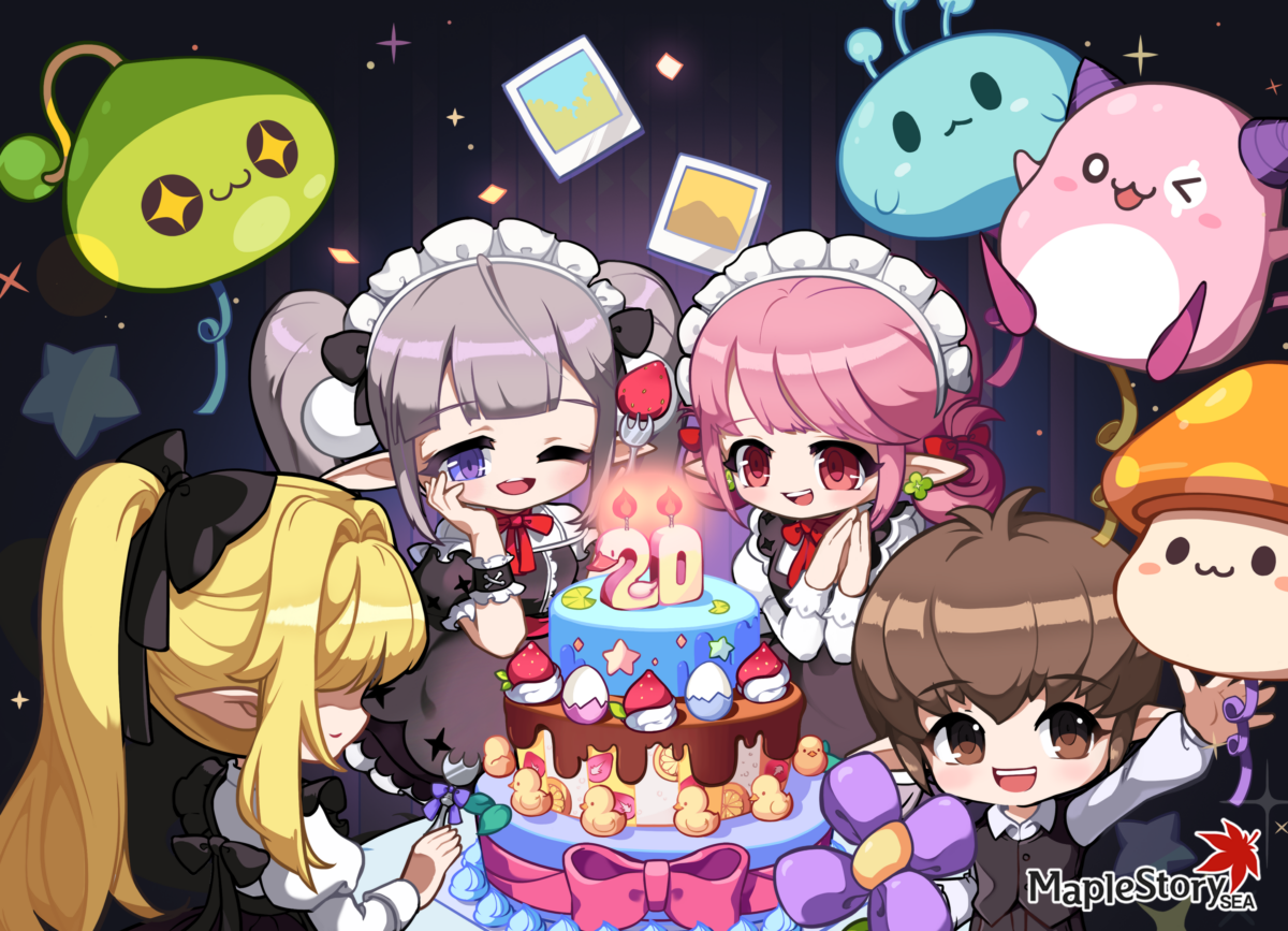 MapleStorySEA in-game birthday bash