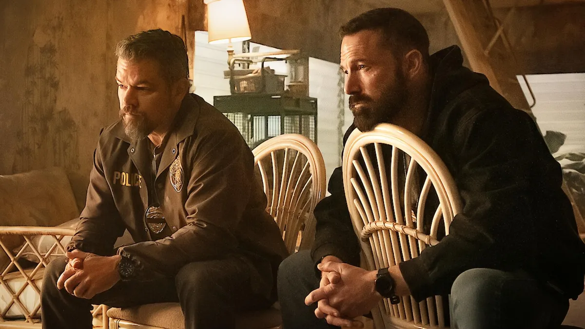 Matt Damon and Ben Affleck in 'The Rip'