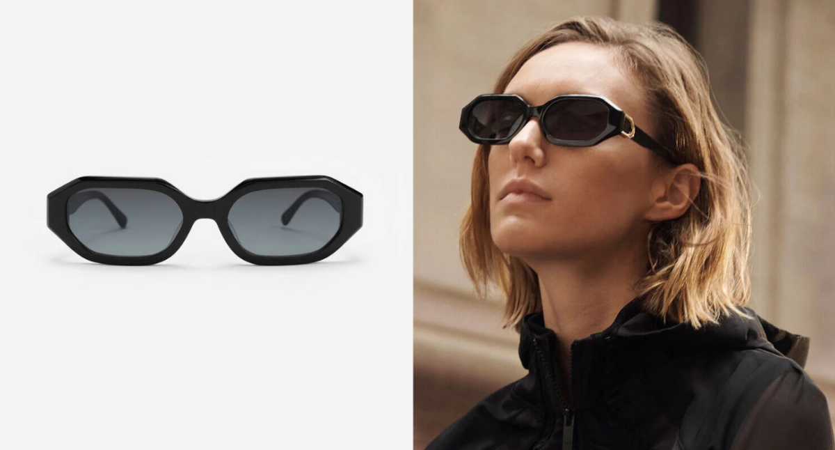 Charles & Keith Gabine Recycled Acetate Oval Sunglasses