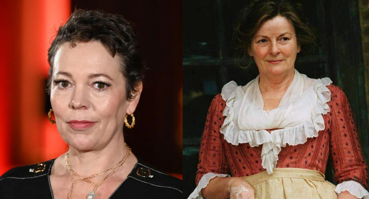 Olivia Colman as Mrs Bennet