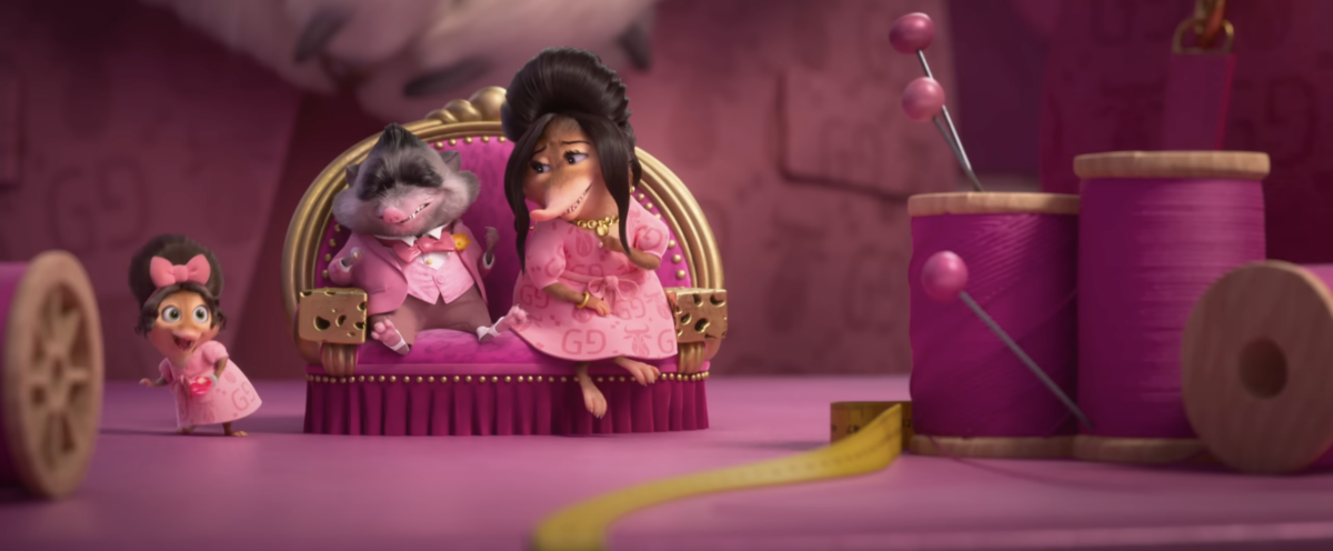 Mr. Big and his now-married daughter, Fru Fru in Zootopia 2