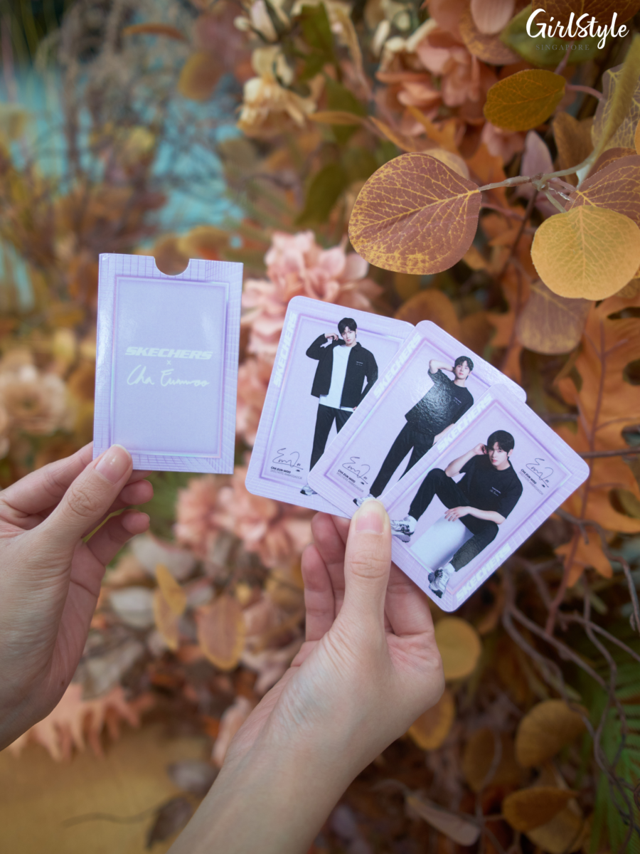 Skechers x Cha Eun Woo photocards