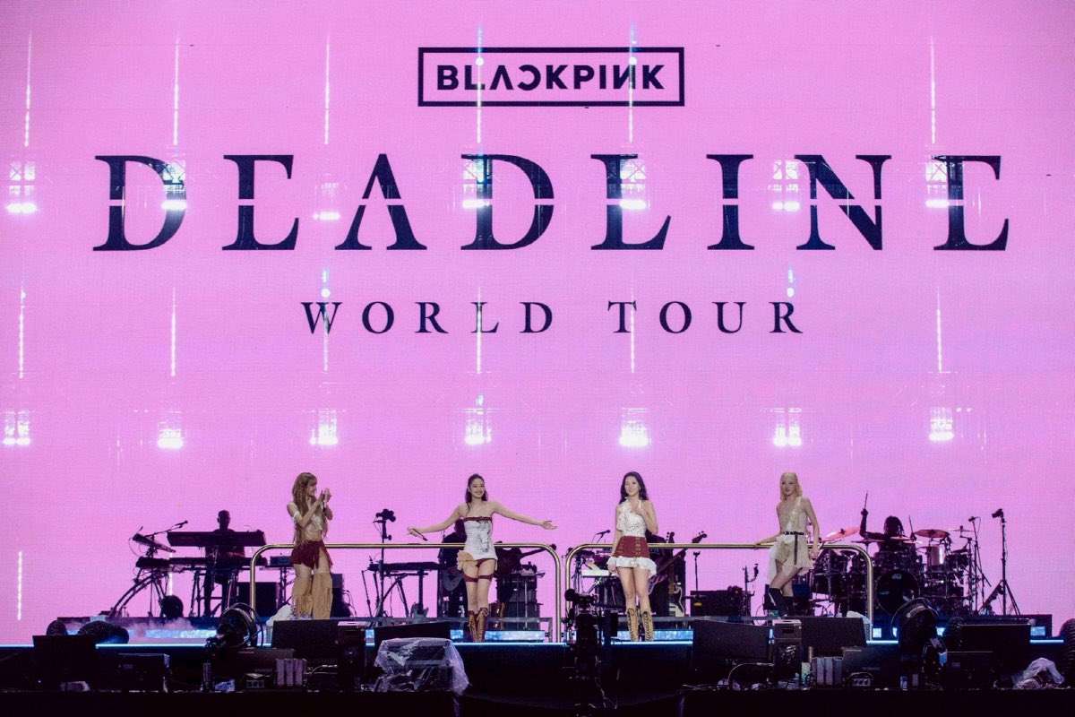 BLACKPINK during the 'DEADLINE' World Tour at Goyang Stadium, South Korea