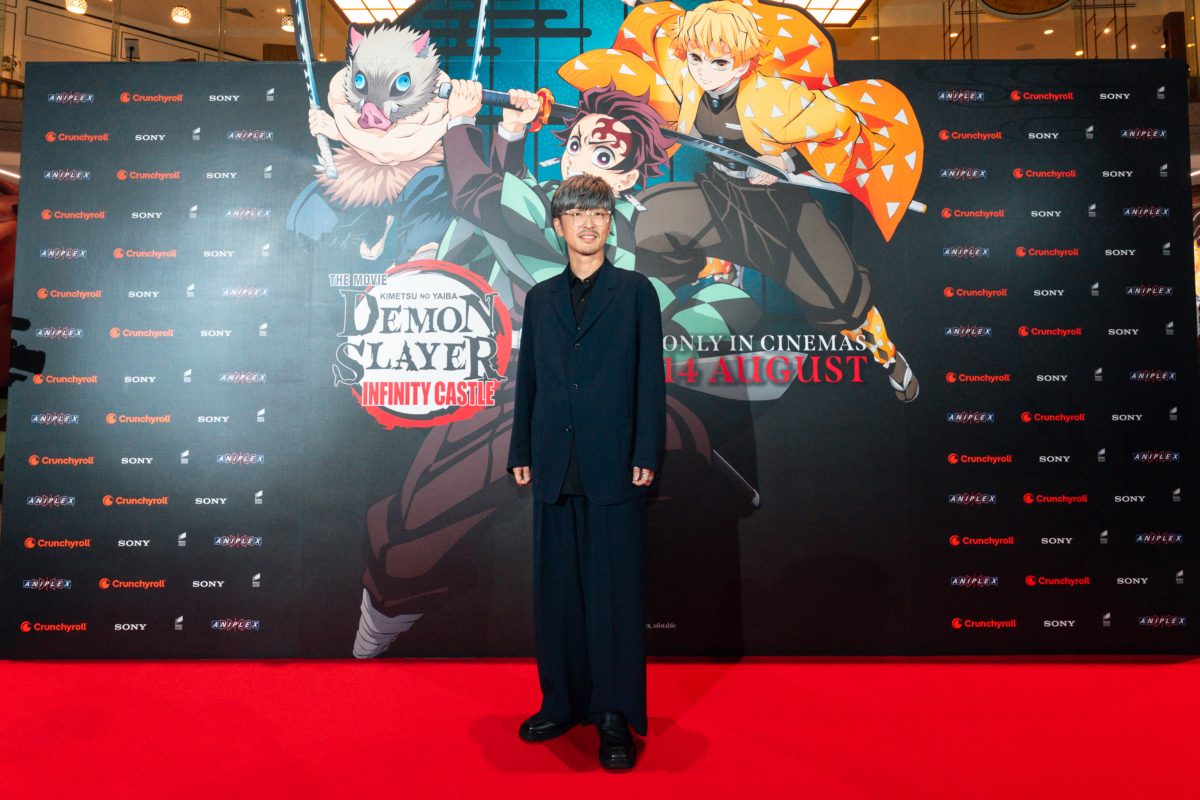 Japanese VA Takahiro Sakurai at the Demon Slayer: Kimetsu No Yaiba The Movie - Infinity Castle premiere