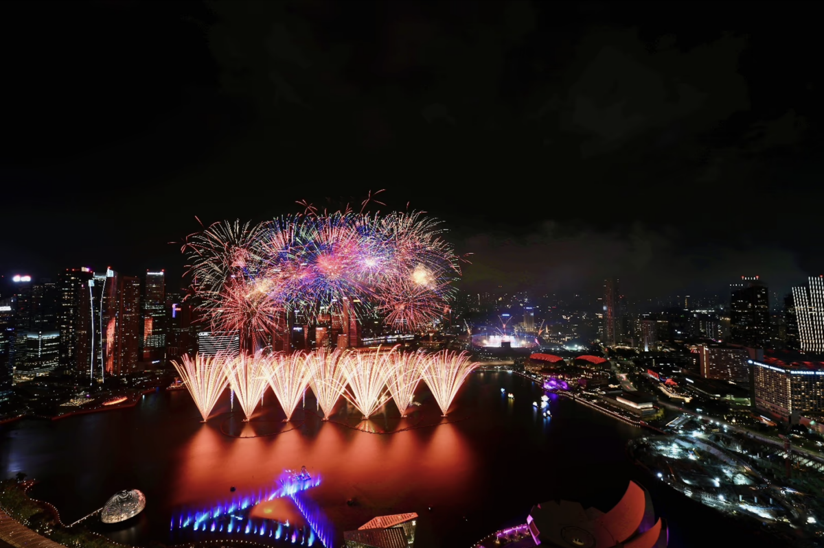 Fireworks at Marina Bay