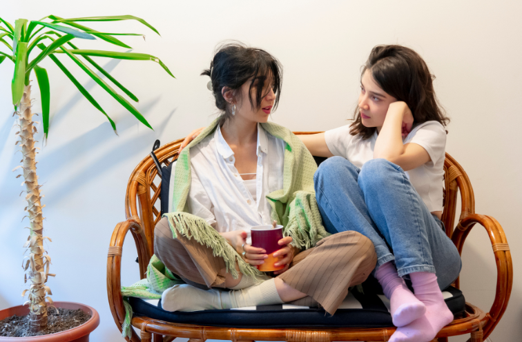 A simple heart-to-heart with your friend can deepen your bond and help them understand where you're coming from