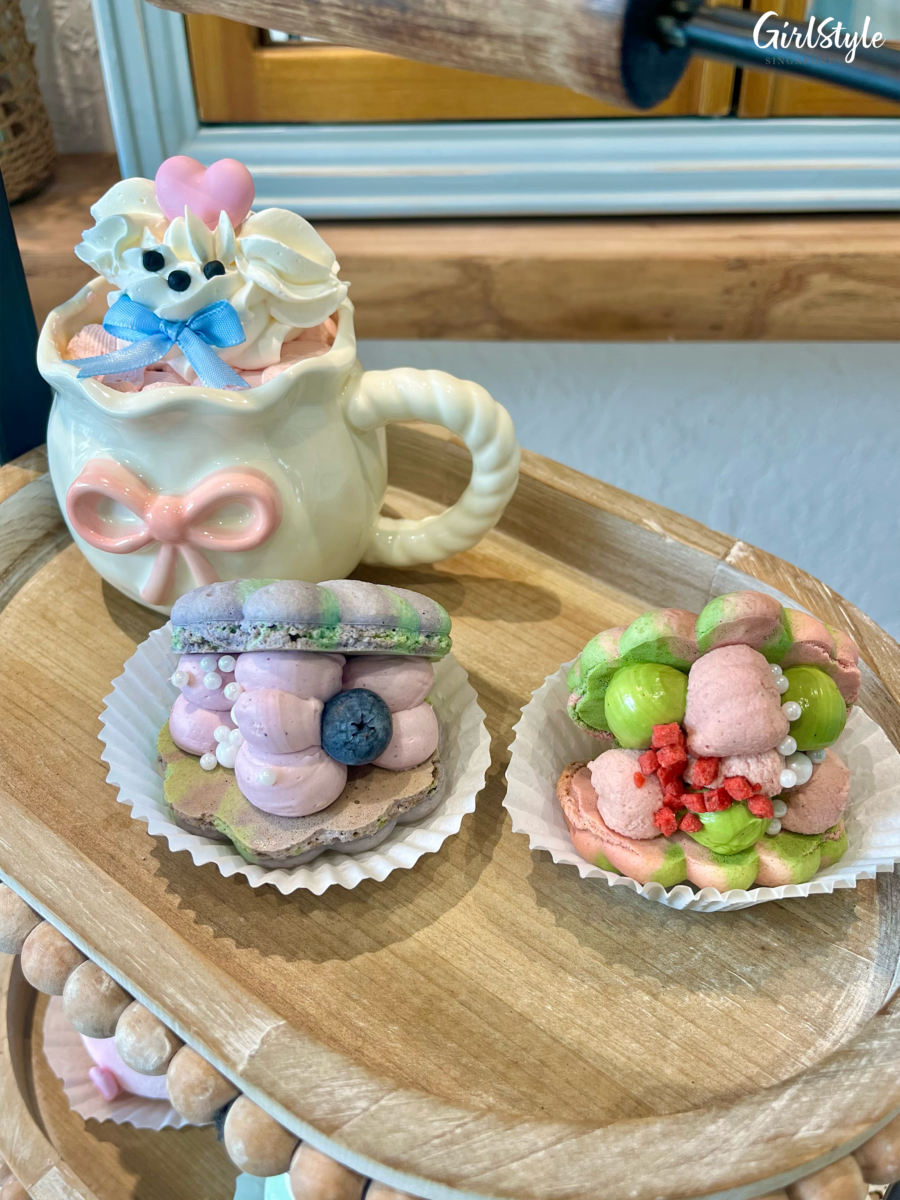 Tiramusu and Shell Macarons