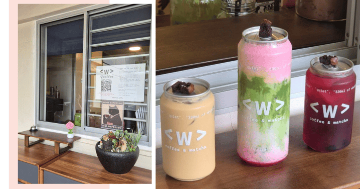 We’re Totally Obsessed With This Home-Based Kiosk’s Pretty Matcha & Coffee Cans