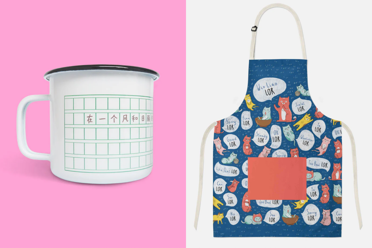 Locally inspired mug & apron