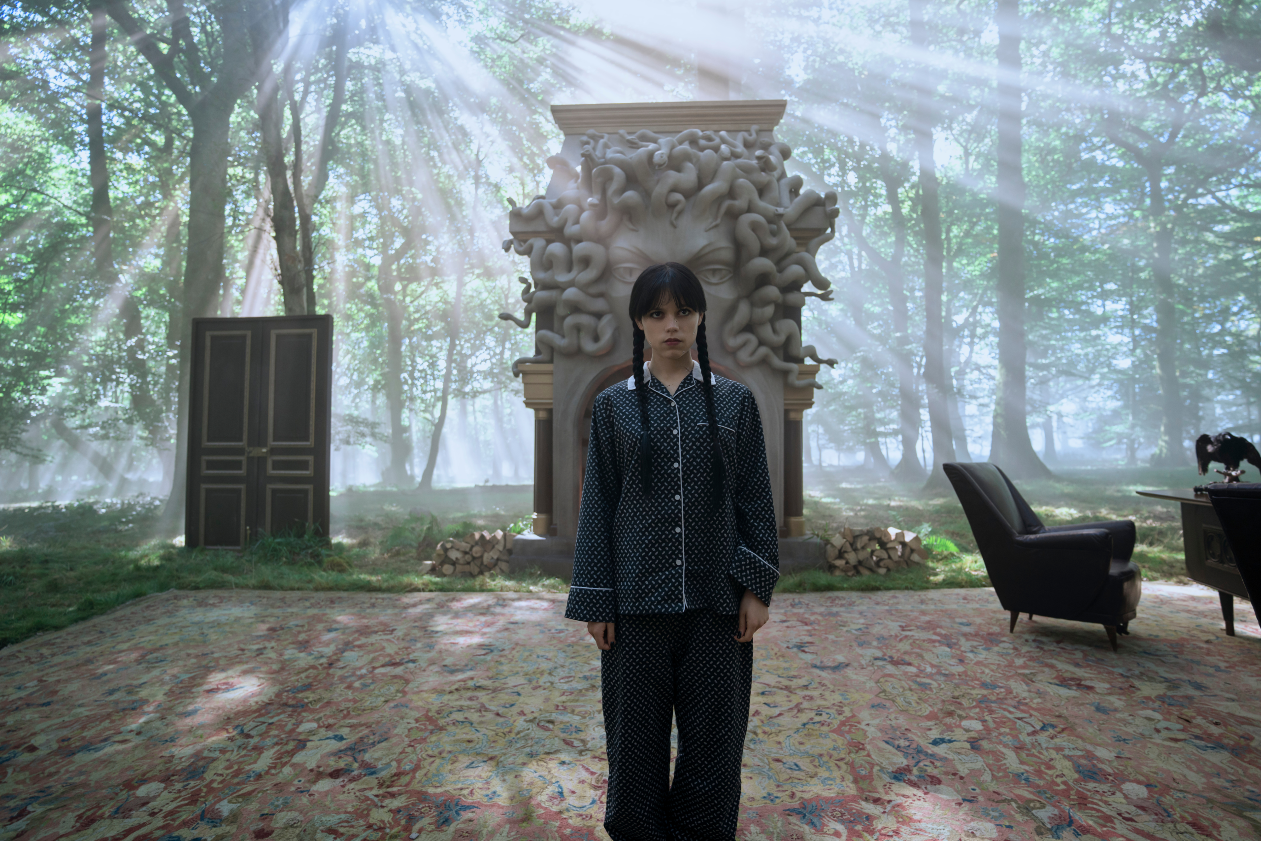 Jenna Ortega as Wednesday Addams