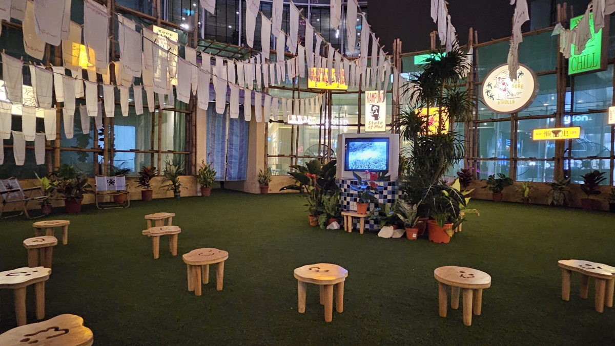 Kampong Chill installation at Capitol Singapore